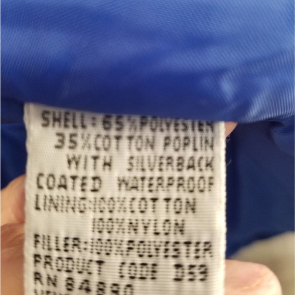 Haband For Her Ski Snow Parka Jacket Waterproof Pockets Zipper Blue Size 12/ 14 - Picture 10 of 16